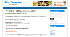 Desktop Screenshot of bestessaysasap.com